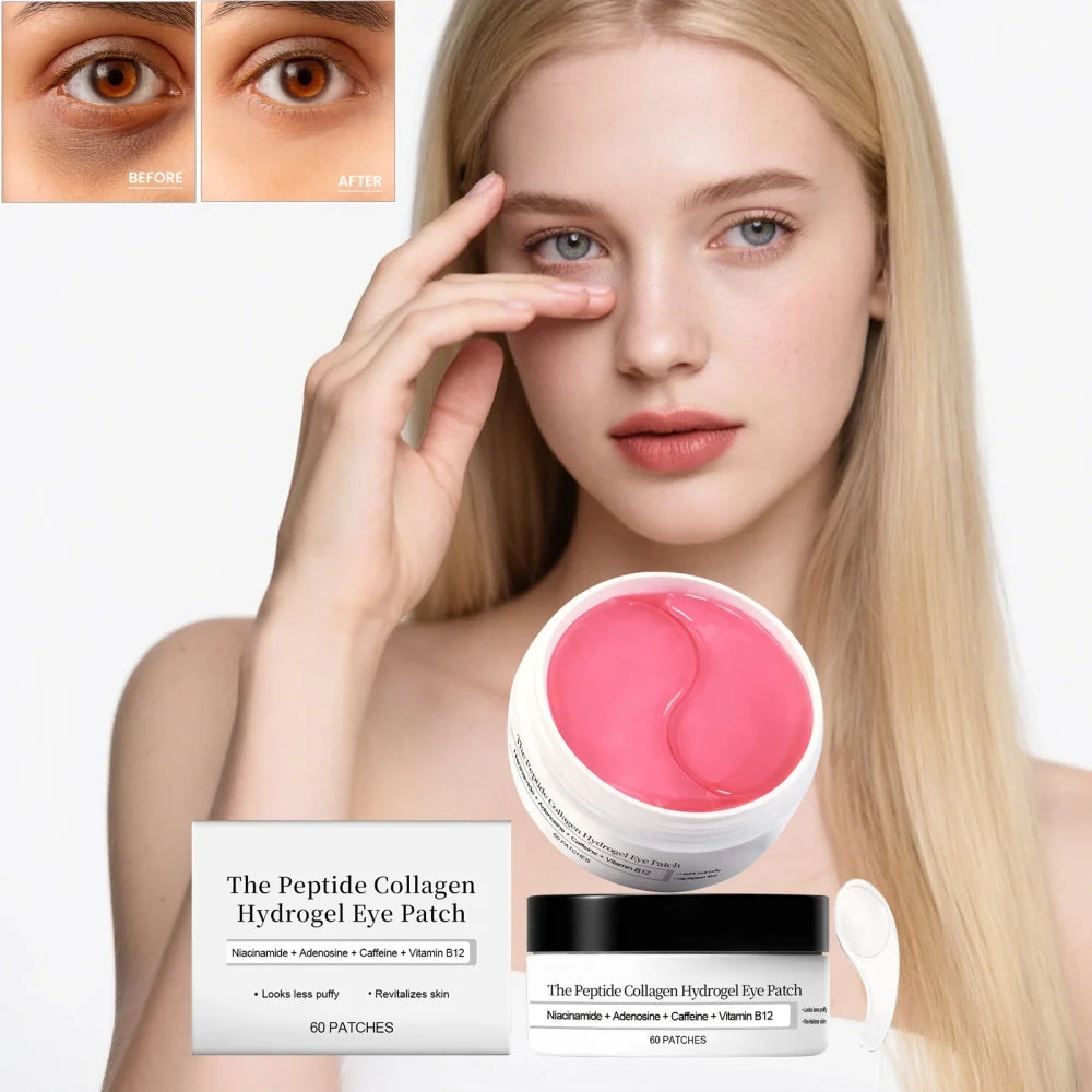 Moisturizing Eye Mask Patches Nourishing Fine Lines Smoothing Thin Lightweight Gentle Daily Under-Eye Care Treatment