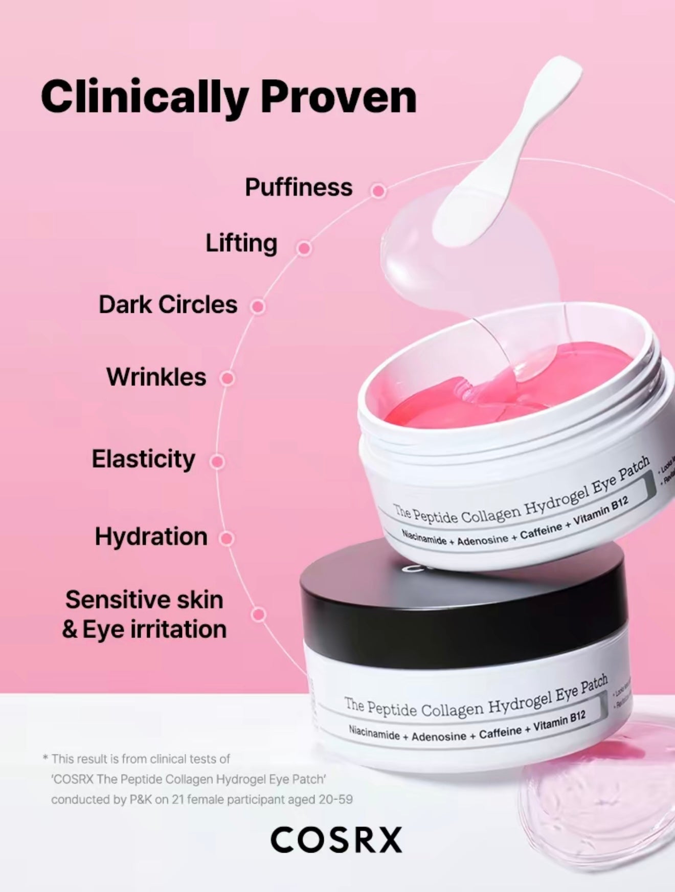 Moisturizing Eye Mask Patches Nourishing Fine Lines Smoothing Thin Lightweight Gentle Daily Under-Eye Care Treatment
